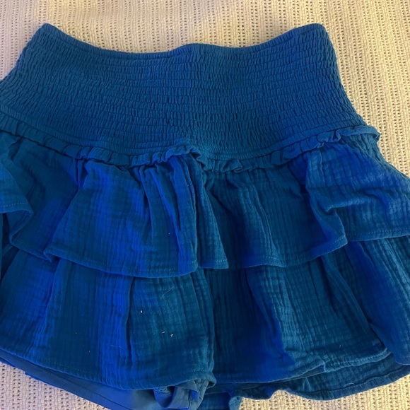 Blue Ruffled Skirt - Picture 1 of 2